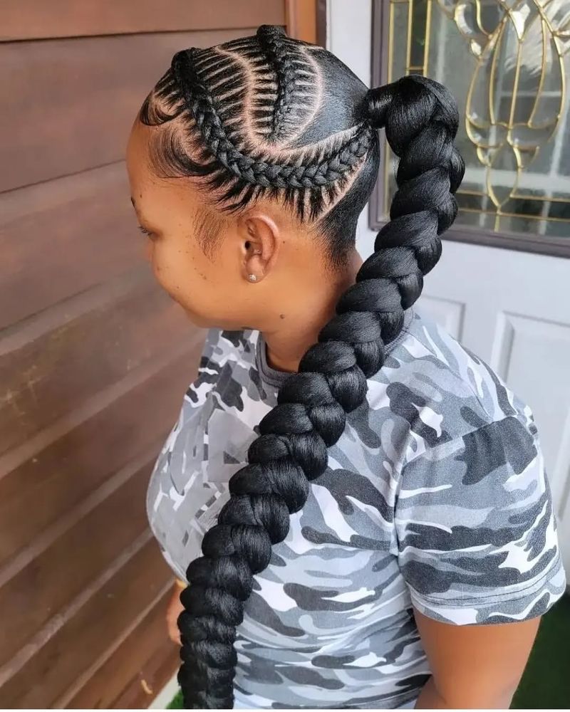 The Braided Ponytail