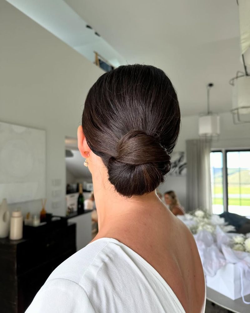 The Sleek Low Bun