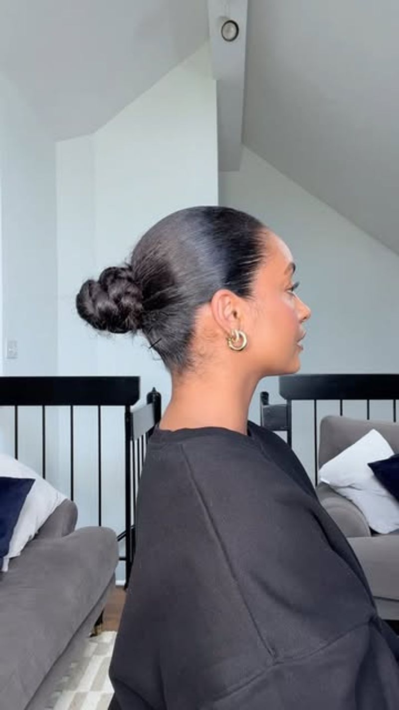 The Slicked-Back Bun