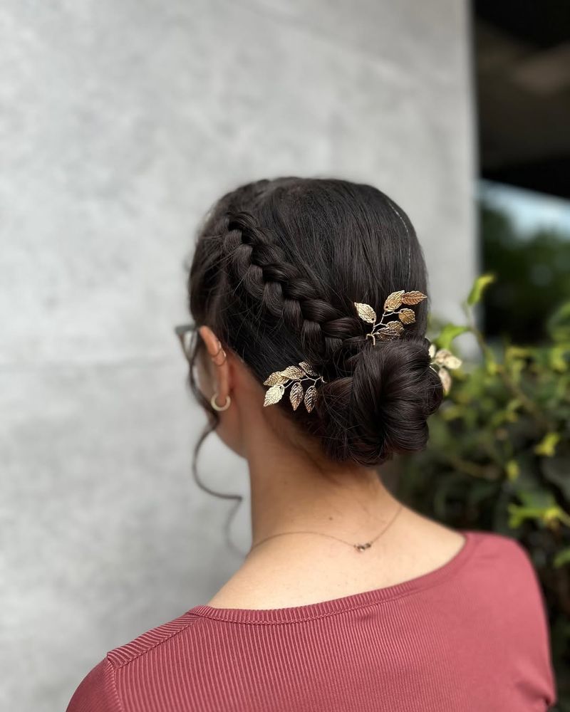 The Braid and Bun Combo