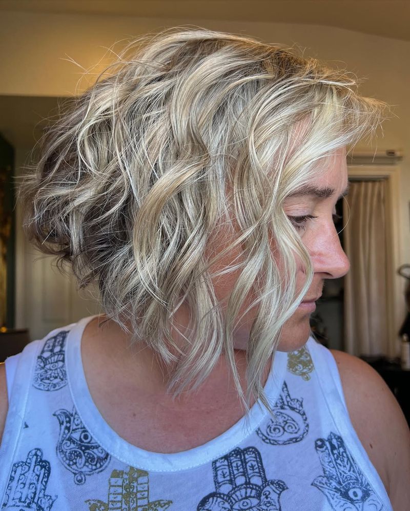 Layered Bob with Highlights