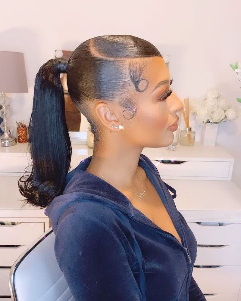 The Flipped Ponytail