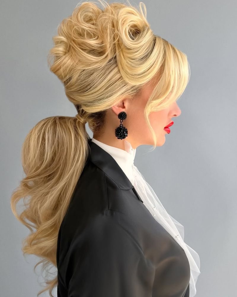 The Bouffant Ponytail