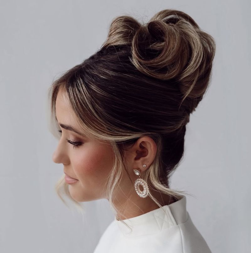 Chignon bouffant