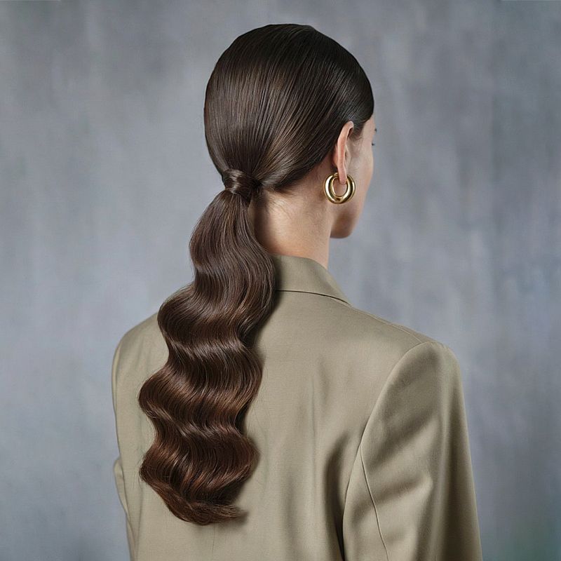 Sleek Low Ponytail