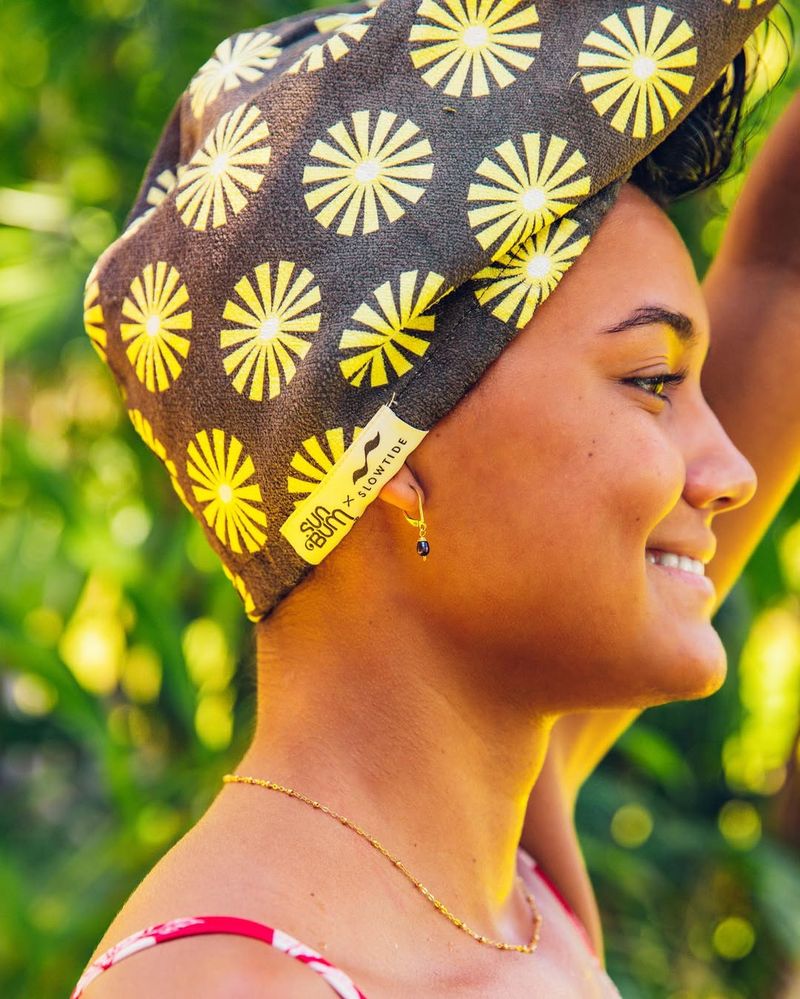 Wear a Hair Wrap in the Sun