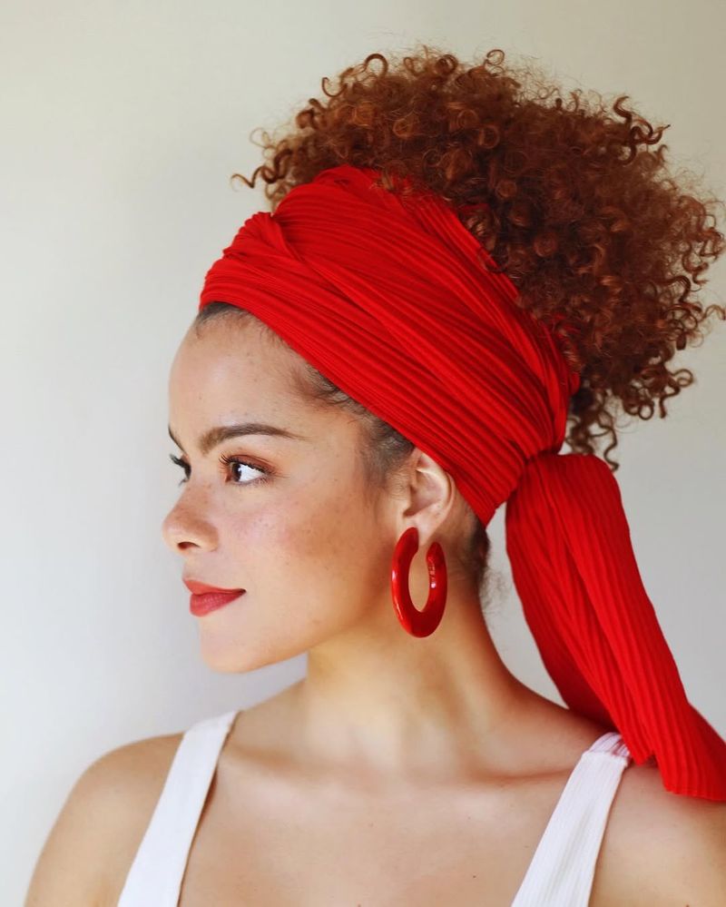 Messy Bun with Headband