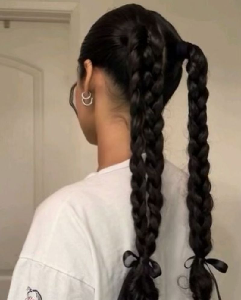 Playful Pigtail Braids