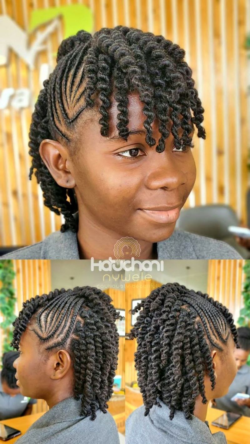 Flat Twist Faux Hawk