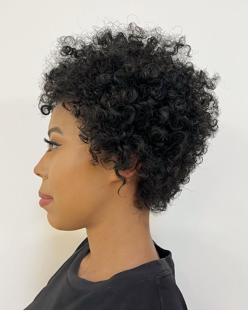 The Chic Curly Pixie