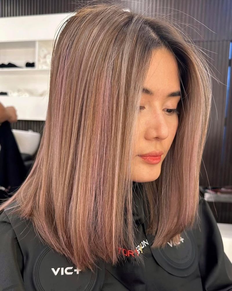 Sleek Polished Long Bob