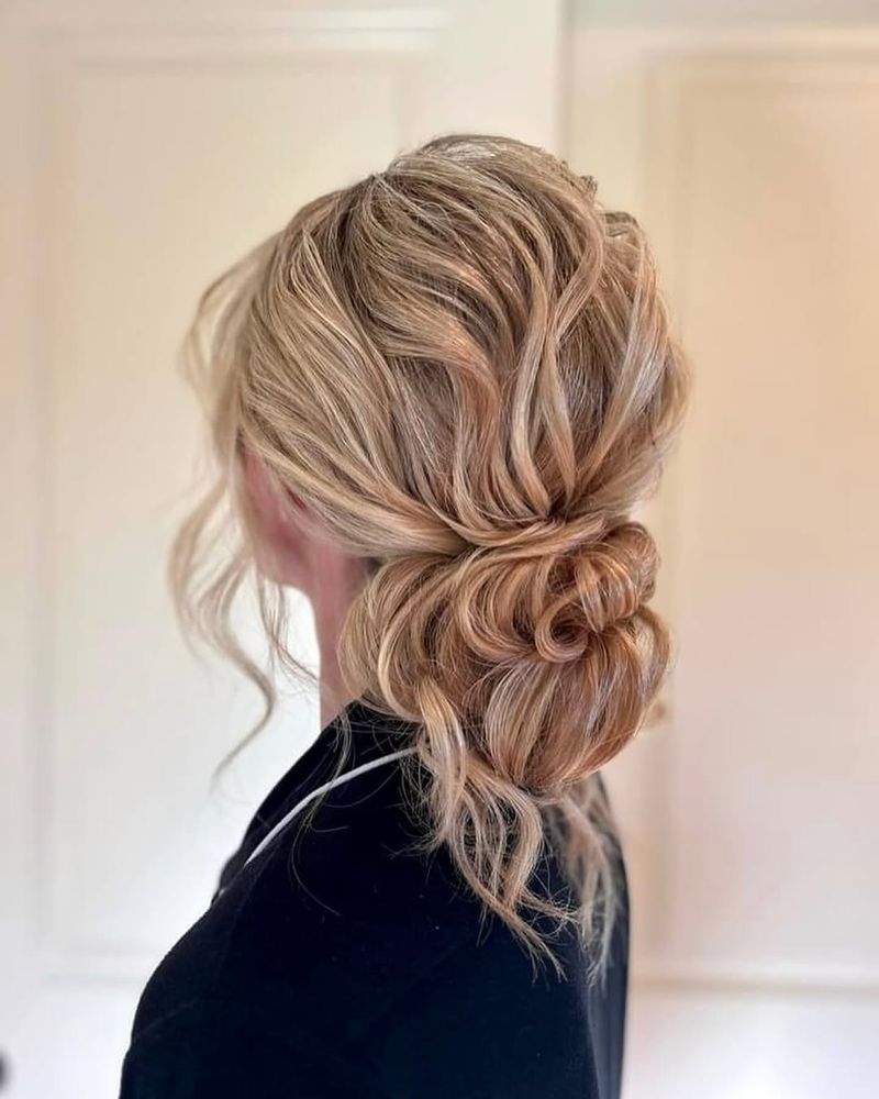 Soft Curled Updo