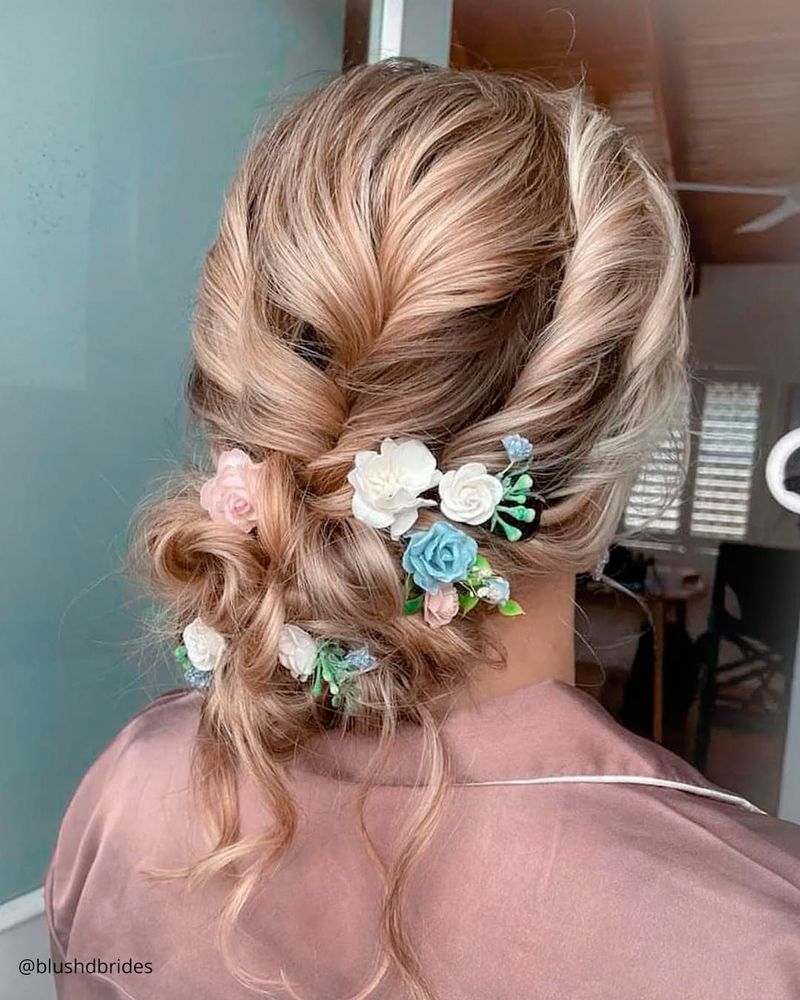 Floral Embellished Updo