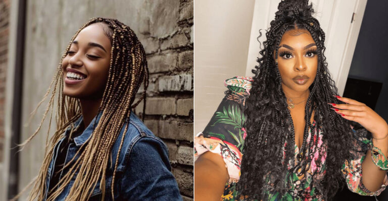 16 Medium Box Braids That Are Serving Style From Every Angle