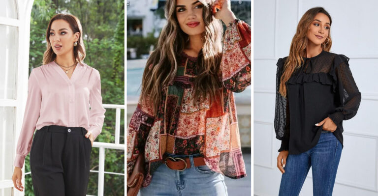 17 Loose, CEO-Style Work Blouses That Are Fit for Women in Their 40s