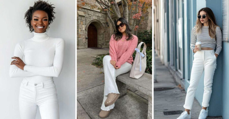18 Effortless White Jeans Outfits For Spring & Summer 2025