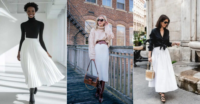 18 Perfect Ways To Wear A White Skirt