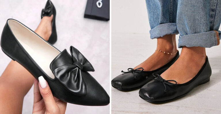 19 Classic And Chic Black Flats Your Capsule Wardrobe Can’t Do Without
