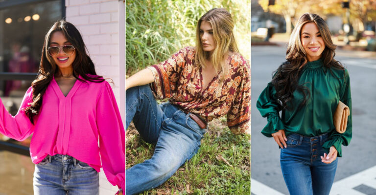 20 Blouse Fashion Women Will Be Wearing With Jeans The Entire Spring