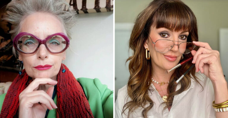25 Flattering Eye Makeup Looks For Older Women Who Wear Glasses