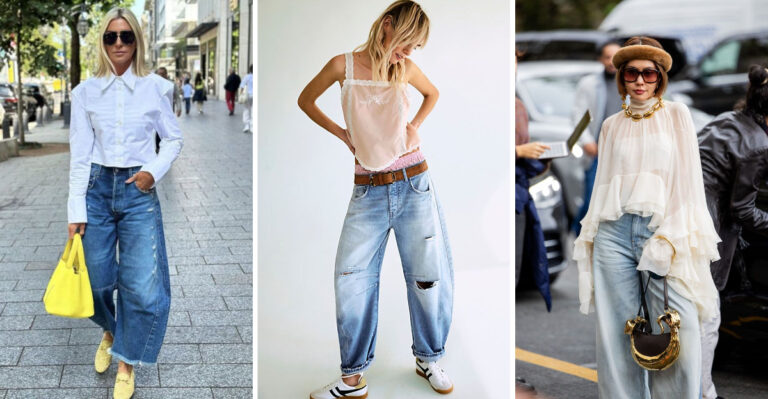 28 Fresh Ways To Wear Barrel-Leg Jeans (Without Looking Basic)