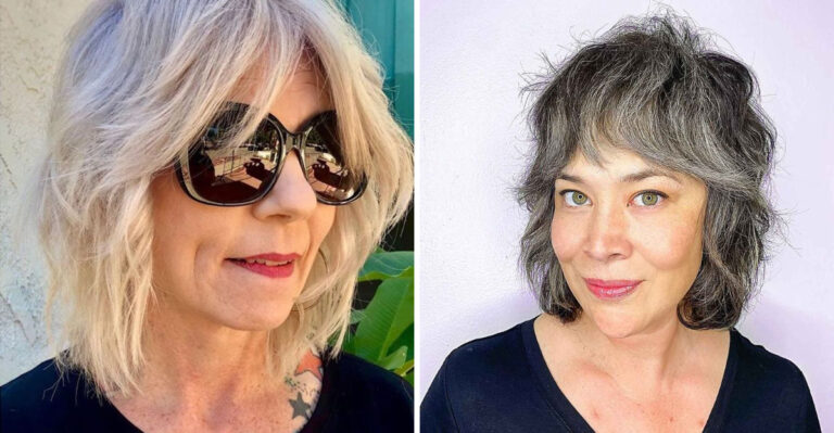 29 Wolf-Cut Bobs That Give Older Women Texture And Attitude