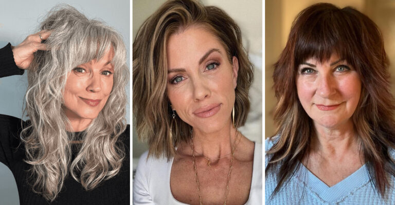 31 Fresh Medium-Length Layered Haircuts For Older Women To Try This Spring