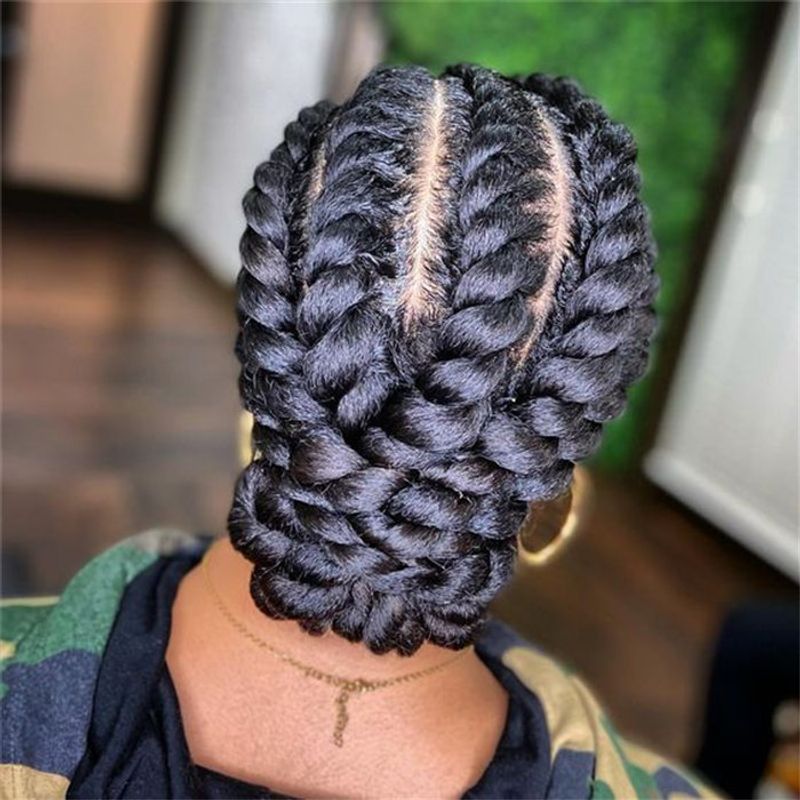 Flat-Twist Updo