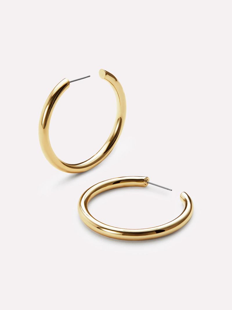 Simple Gold Hoops