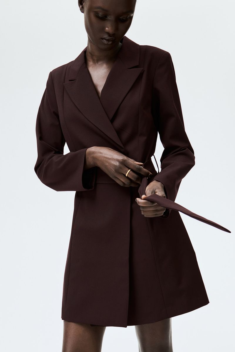 The Belted Blazer Dress