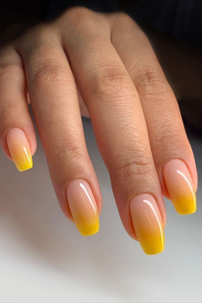 Golden Glow Ombre