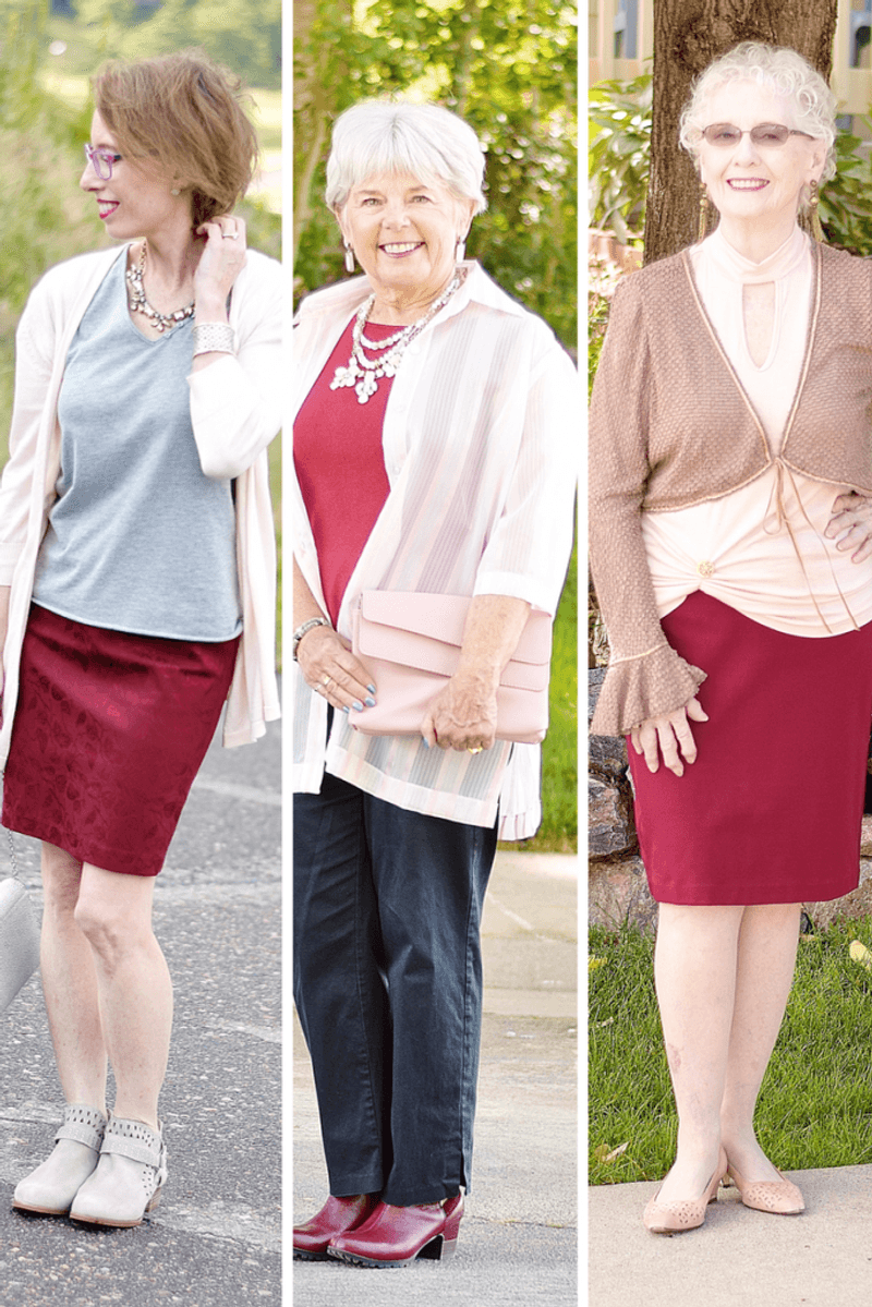 Burgundy and Blush