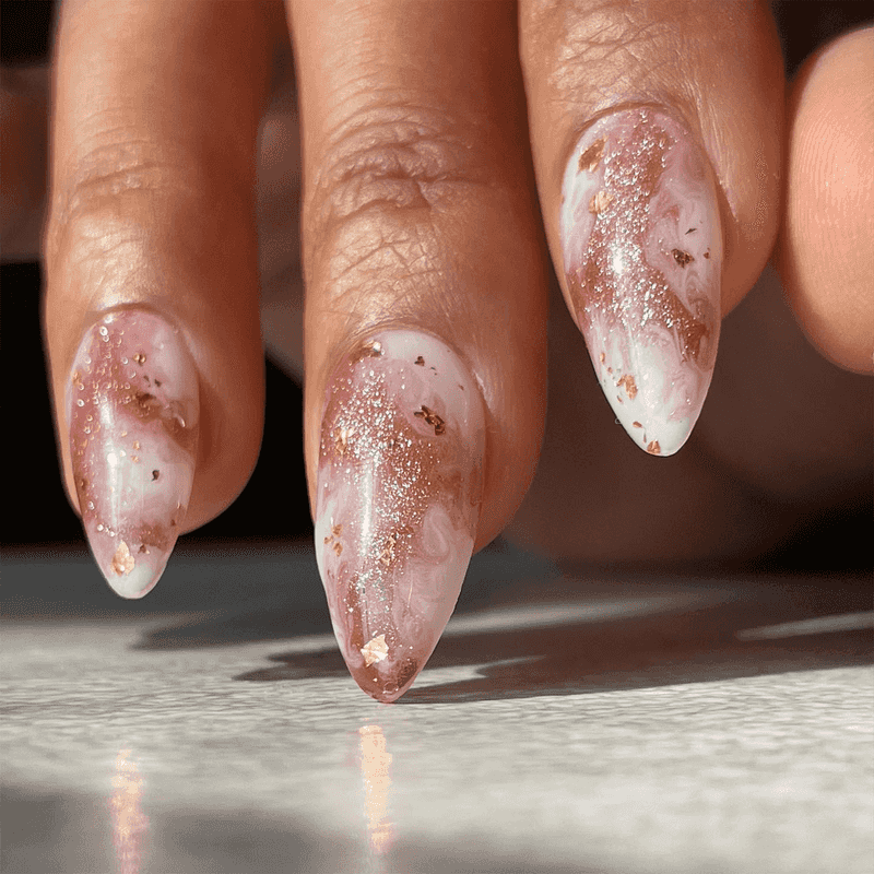 Rose Gold Veined Wonder
