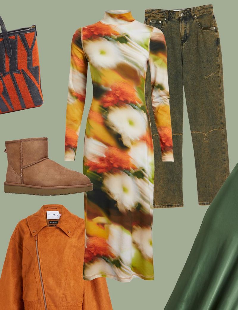 Olive Green and Terracotta