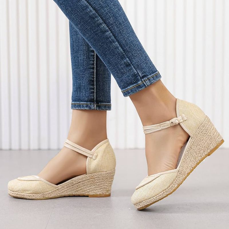 Fashionable Espadrille Wedges