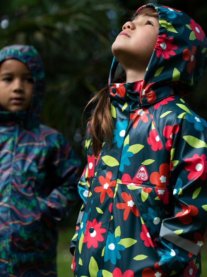 Patterned Raincoat