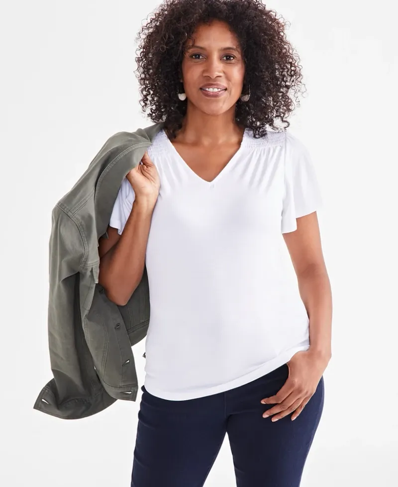 V-Neck Tops