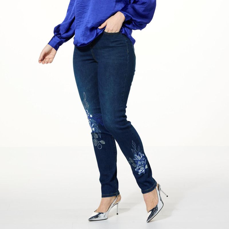 Embroidered Jeans