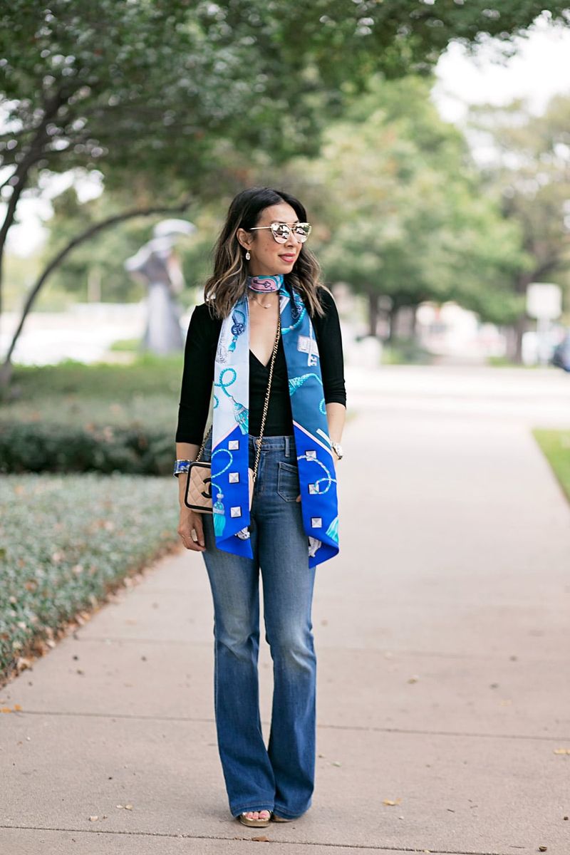Silk Scarf Accent