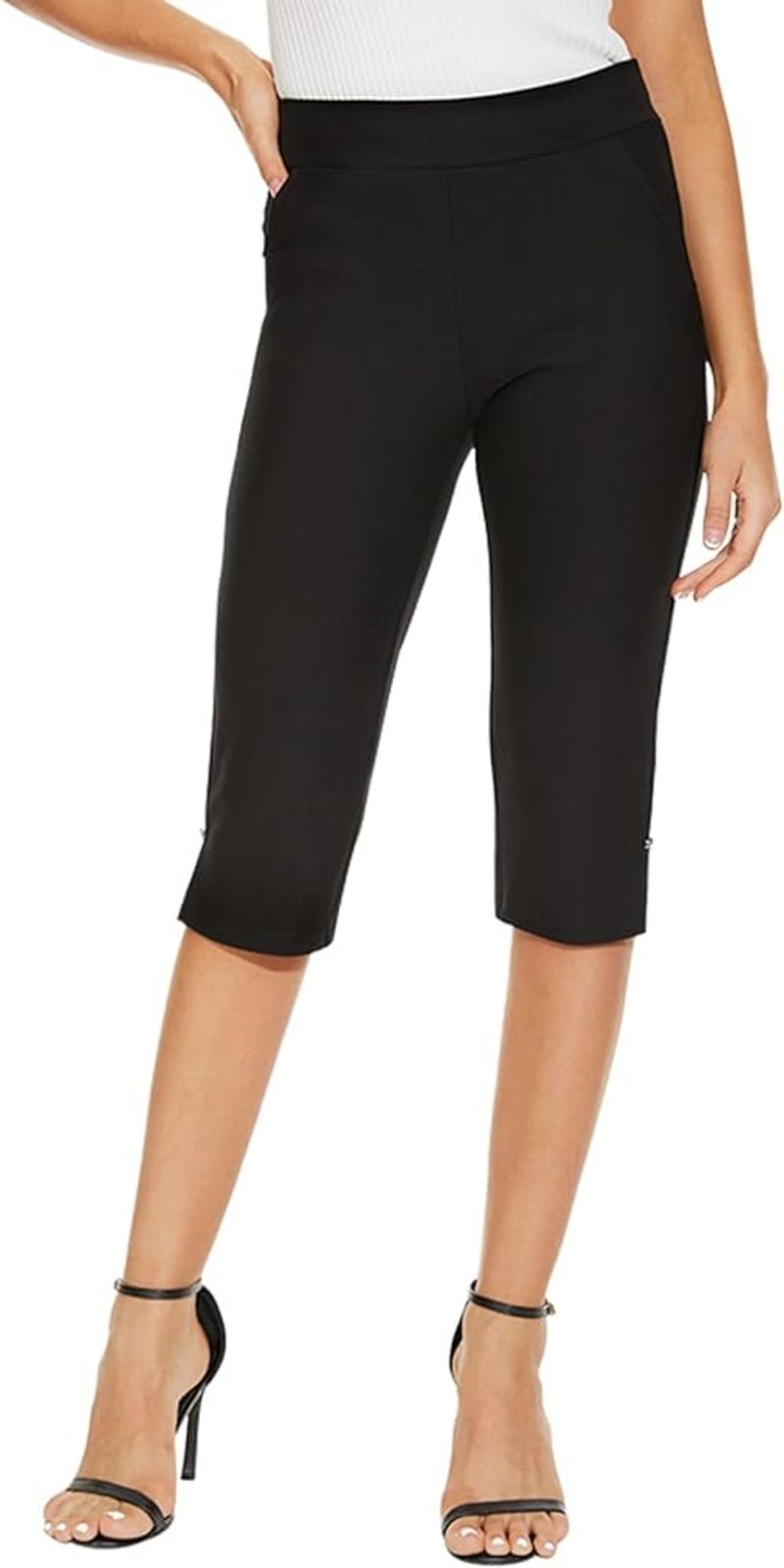 Ankle-Grazing Capris