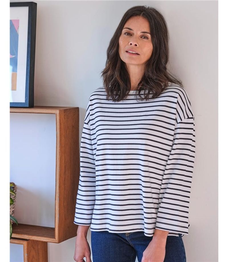 Striped Breton Top