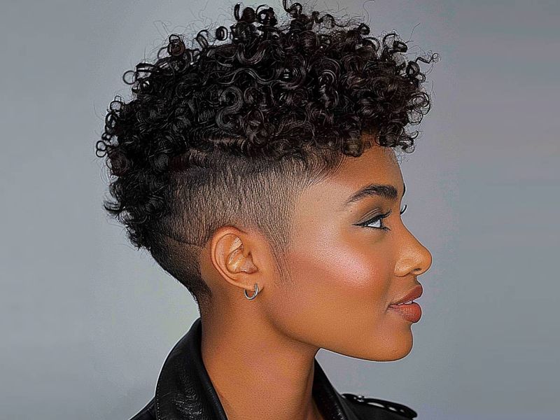 Faux Undercut With Twist-Out Volume