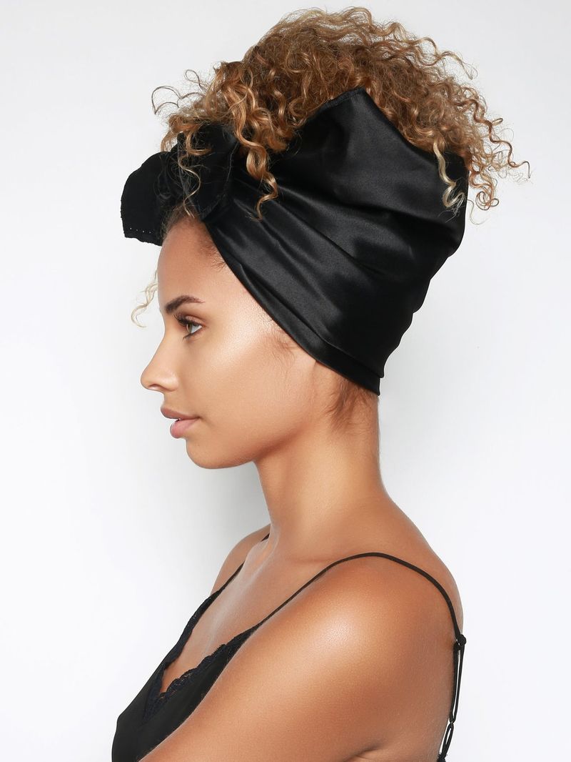 Silk Scarf Updo