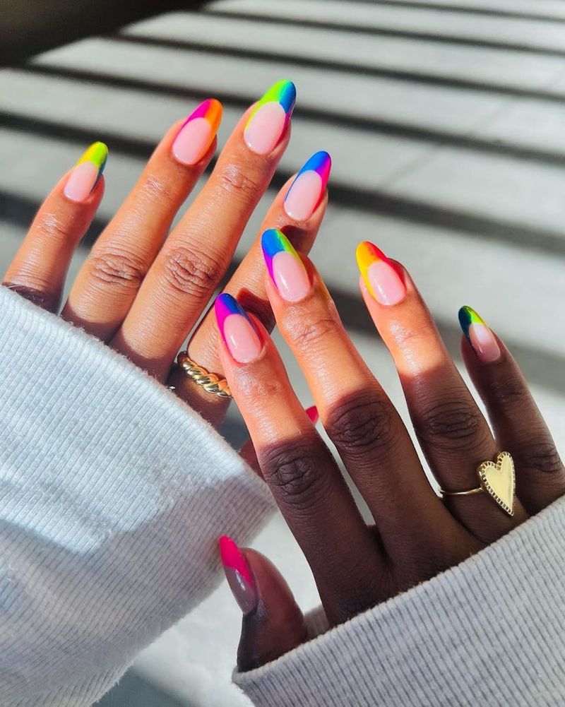 Neon French Tips