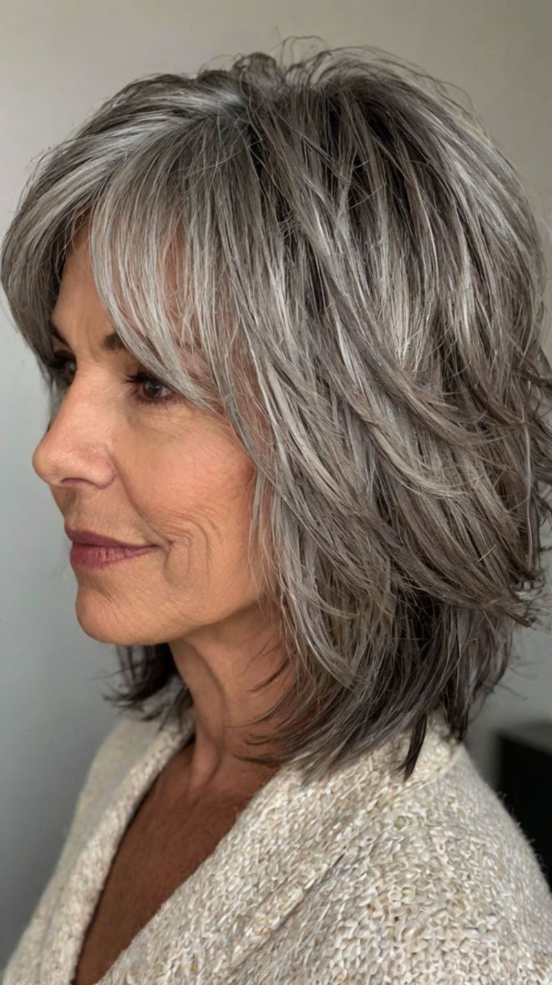Choppy Midi Cut with Razored Ends