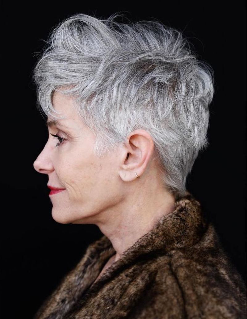 Pixie Cut with Textured Crown