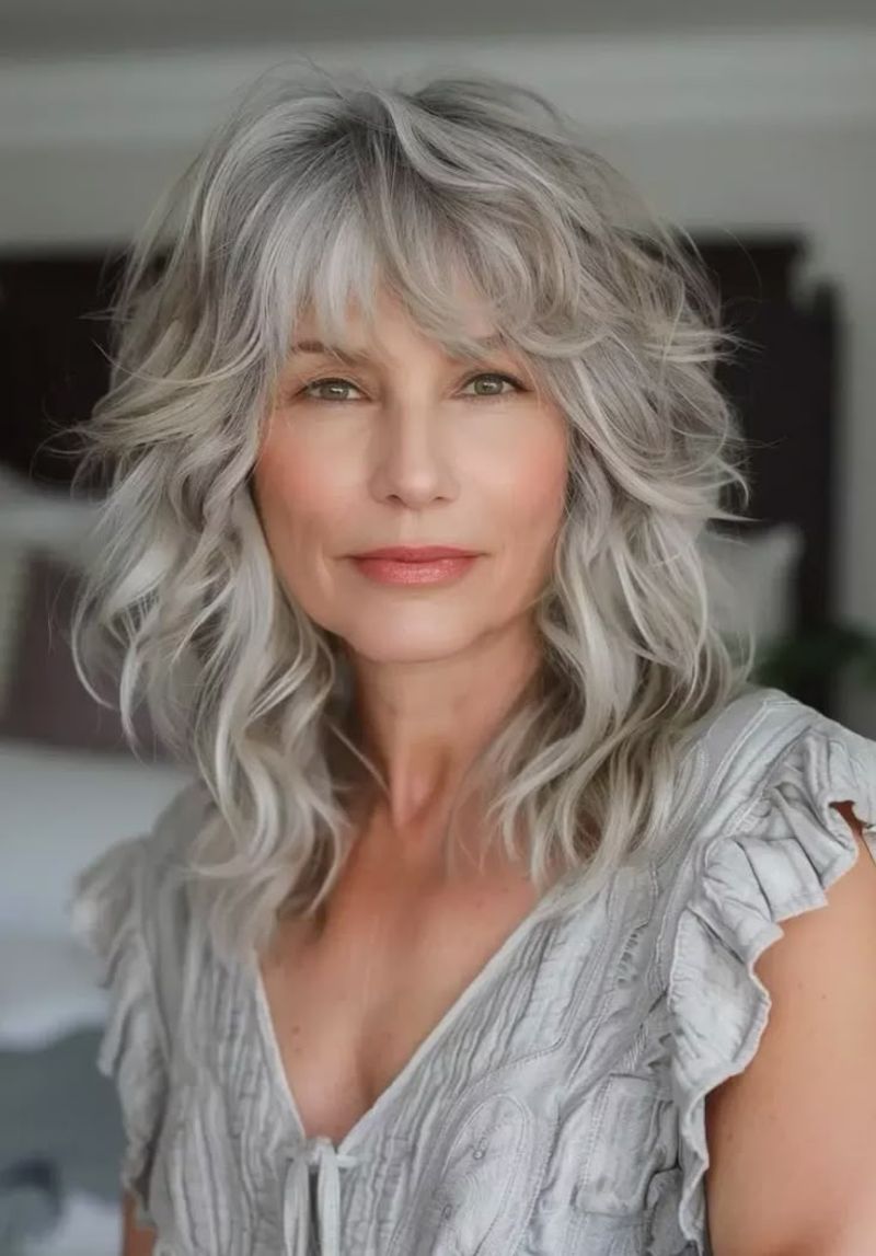Modern Shag with Curtain Bangs