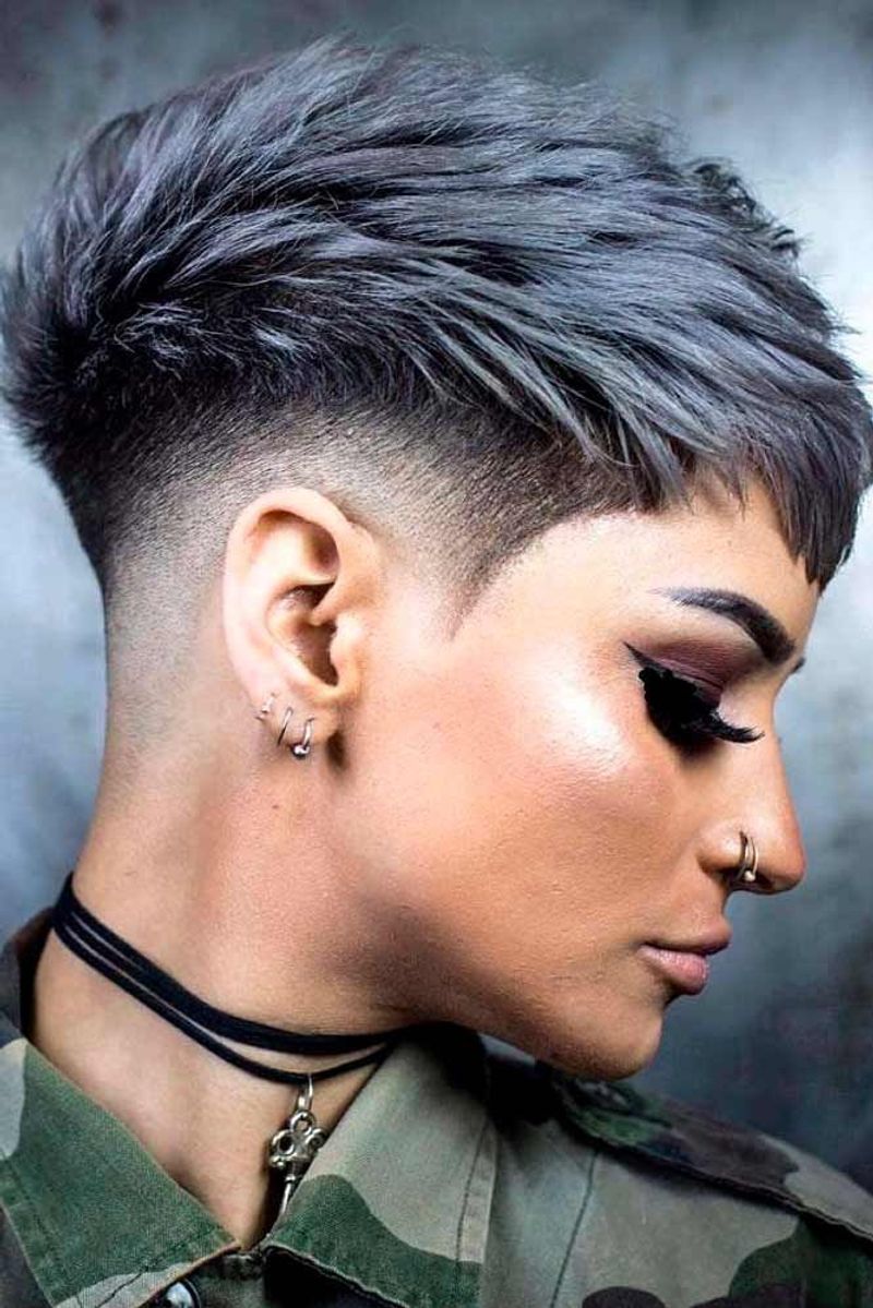 Pixie com corte inferior