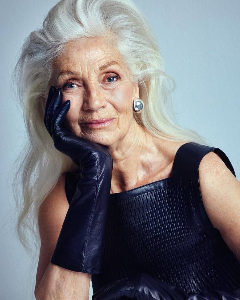  Long Voluminous Silver Locks