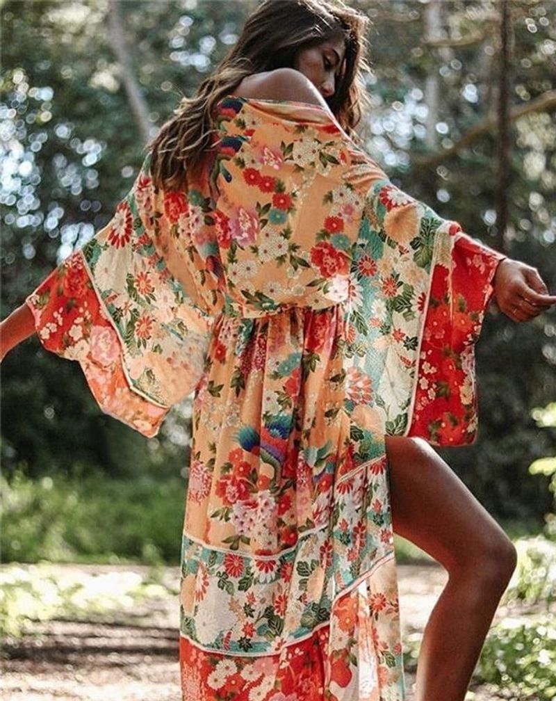 Mystic Fringe Kimono